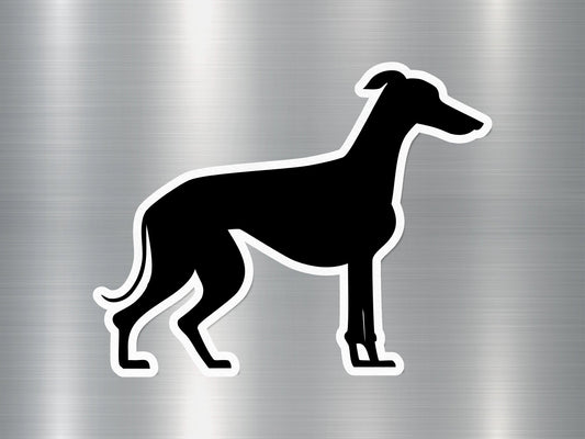 Sleek Speedster Dog Sticker