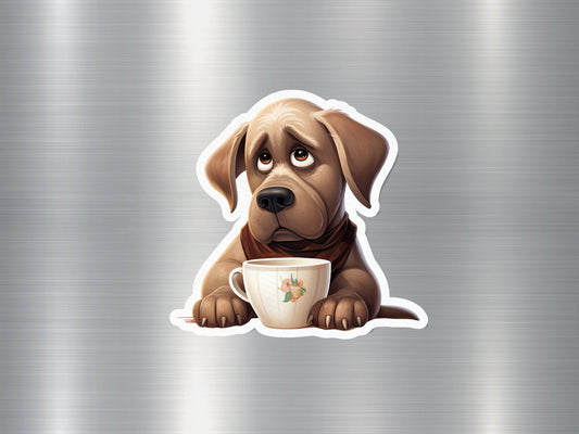 Grumpy Dog Sticker