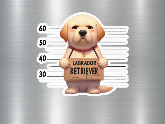 Cute Tired Terrier Dog Sticker