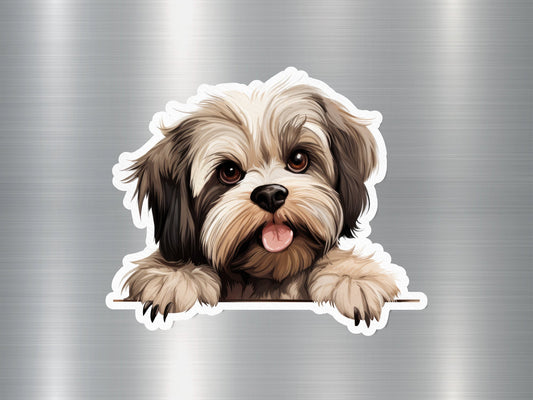 Lhasa Apso Dog Sticker