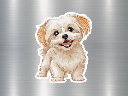 Maltese Majesty Dog Sticker