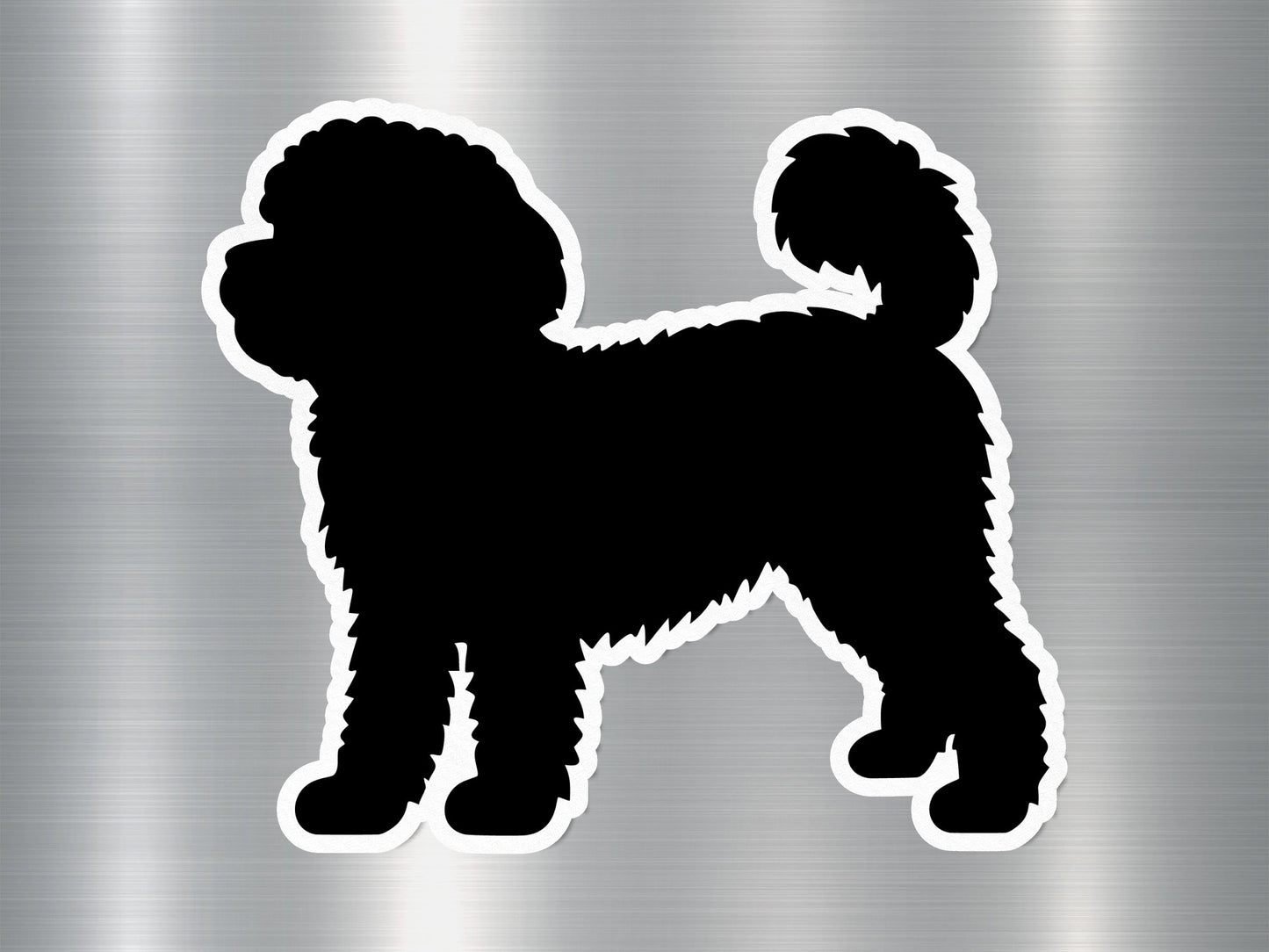 Goldendoodle Magnet Dog Sticker