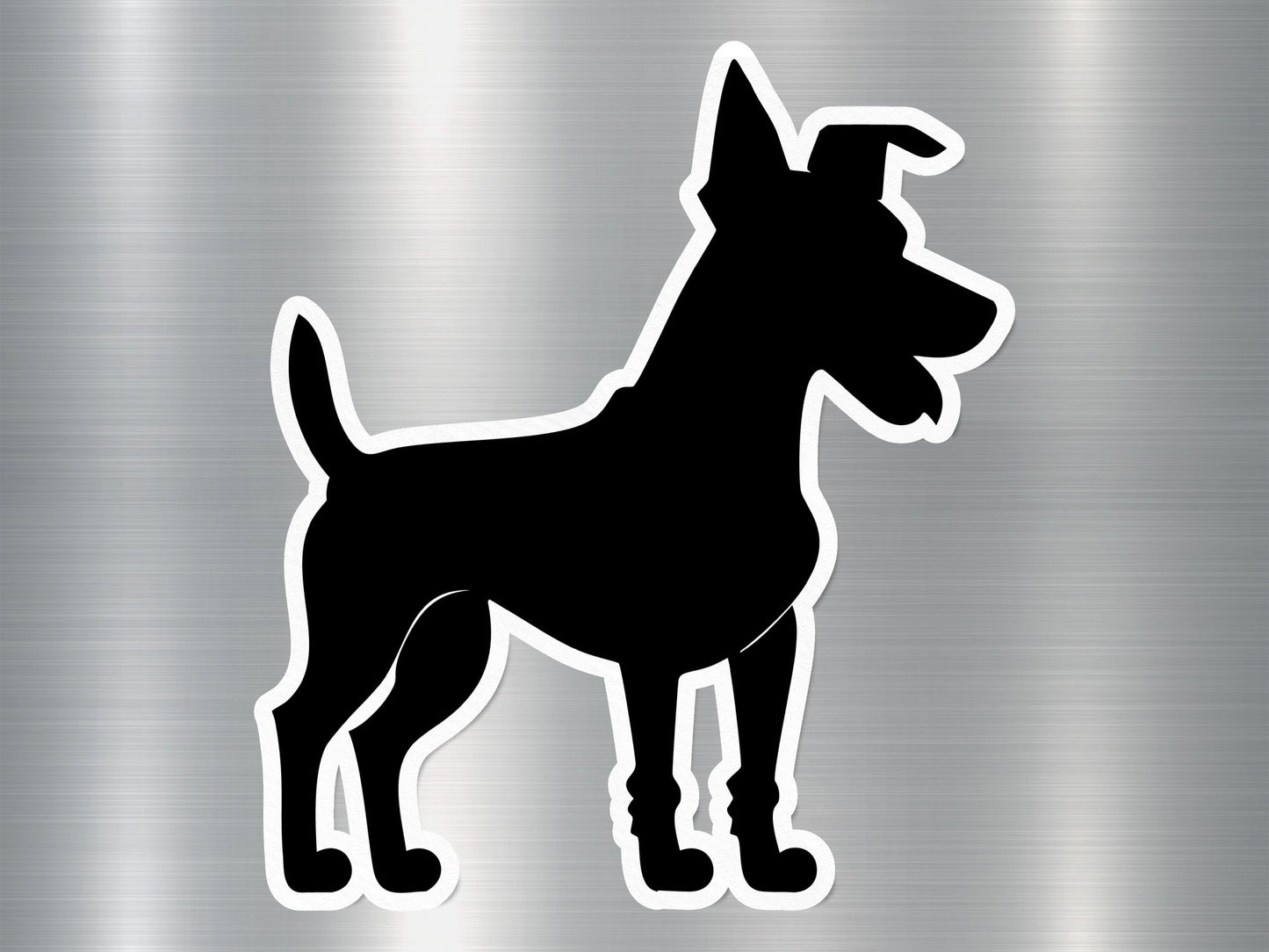 Terrier Silhouette Dog Sticker