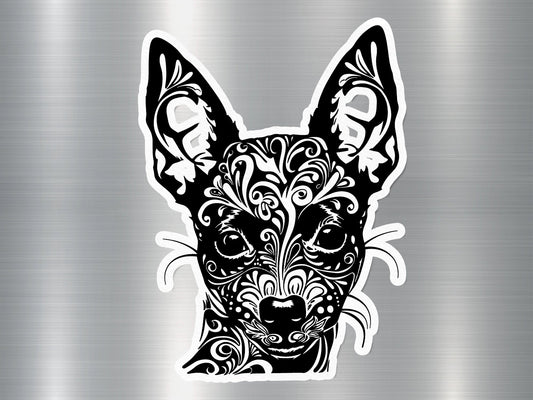 Pincher Patterns Dog Sticker