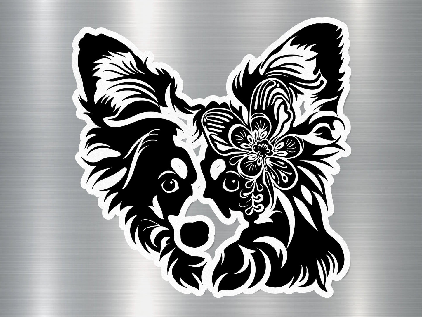 Papillon Pride Dog Sticker