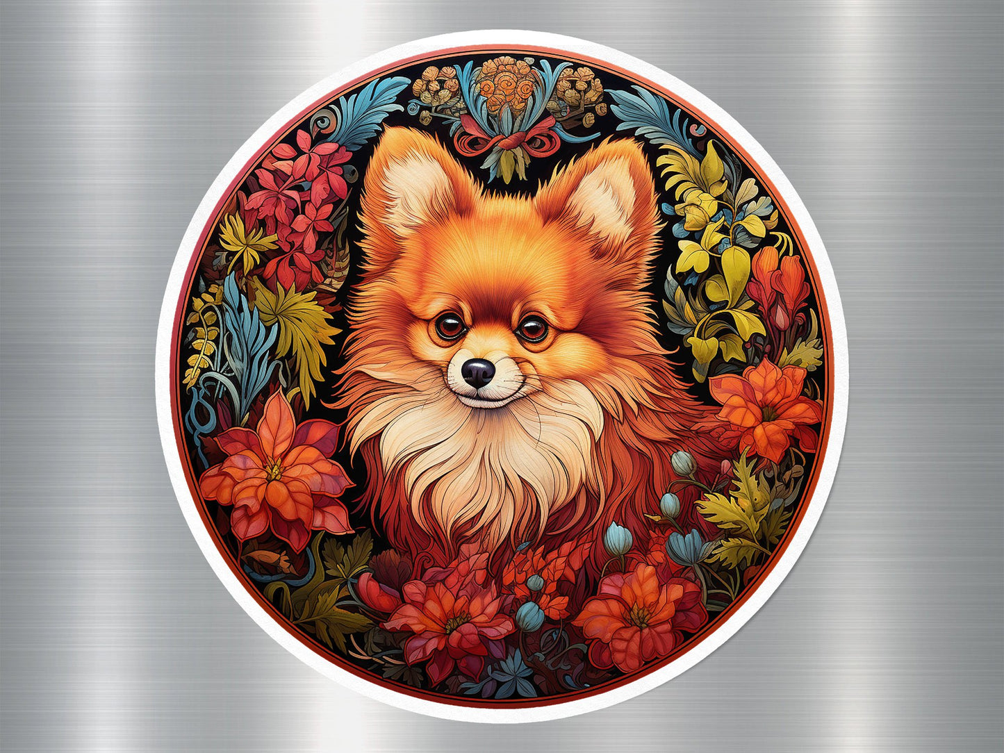 Fluffy Friend Dog Sticker