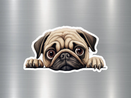 Attractive Sleepy Pup Dog Sticker