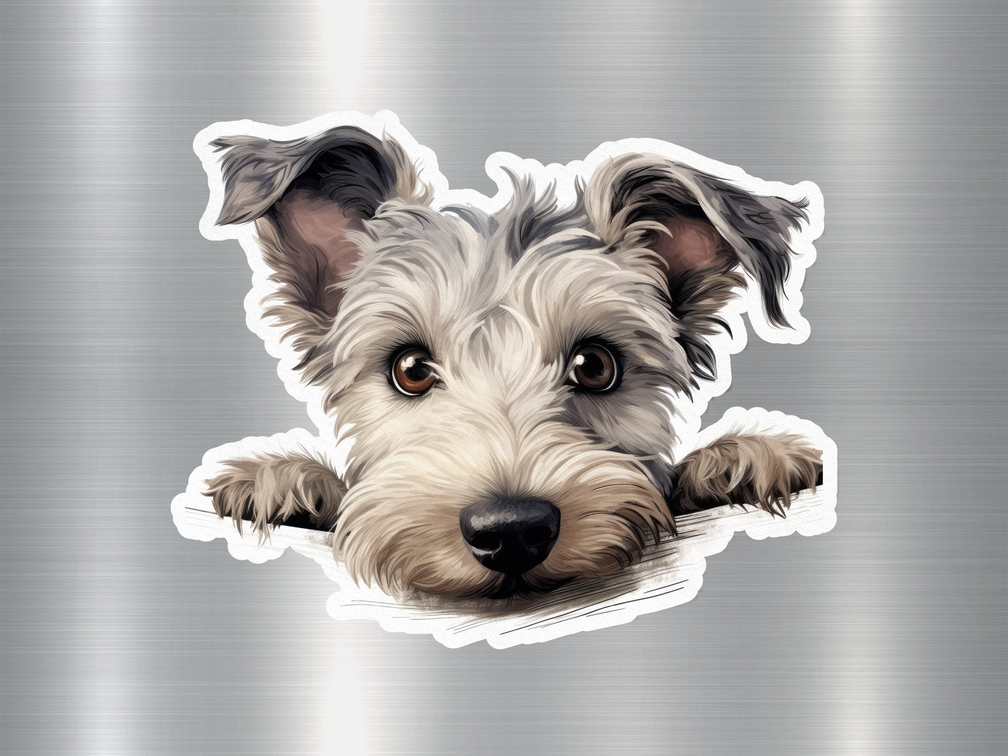 Metal Tin Sign Pumi Dog Sticker