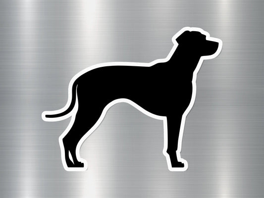 Silhouette Dog Sticker