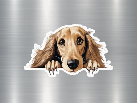 Long Ears Dog Sticker