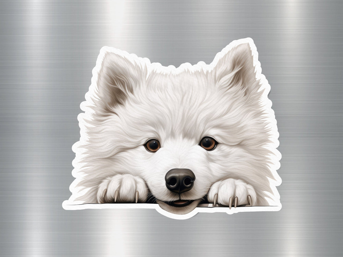 Fluffy Face Dog Sticker