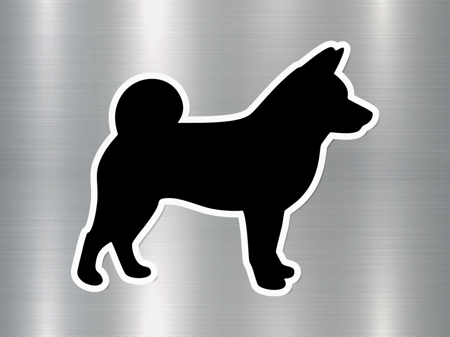 Canine Outline Dog Sticker