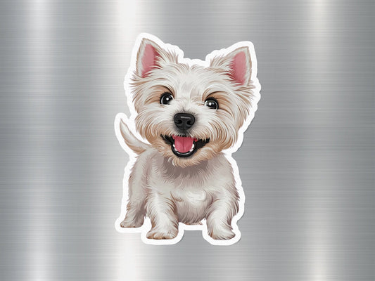 Wholesale Westie Joy Dog Sticker