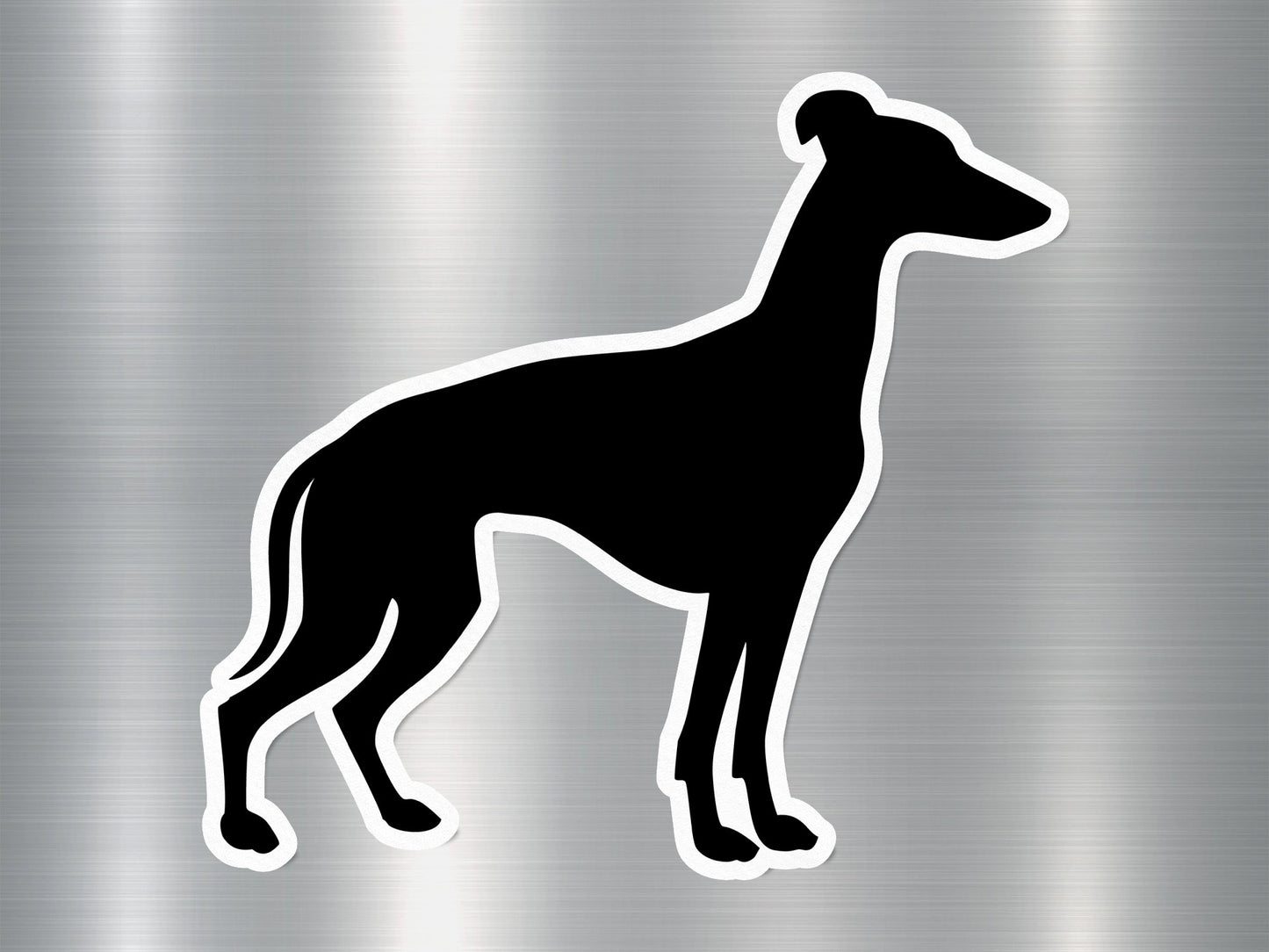 Wholesale Greyhound Silhouette Dog Sticker