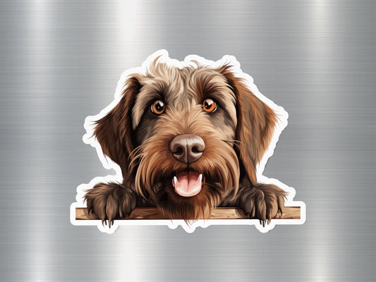 Wholesale Labradoodle Peek Dog Sticker