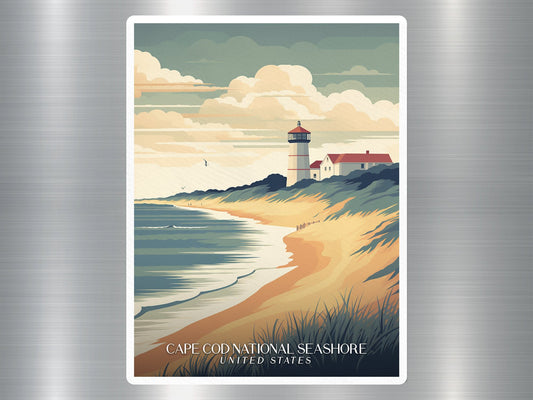 Vintage Cape Cod National Sea Shore Travel Sticker