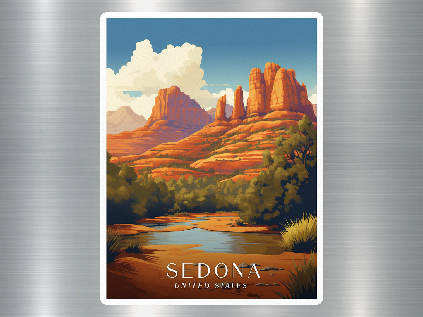 Vintage Sedona Travel Sticker