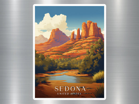 Vintage Sedona Travel Sticker