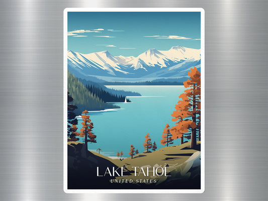 Vintage Lake Tahoe Travel Sticker