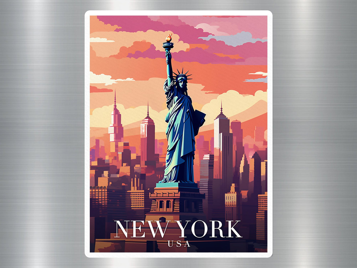 Vintage New York Travel Sticker