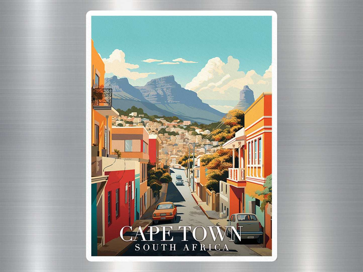 Vintage Cape Town South Africa Travel Sticker