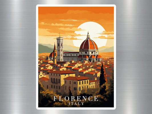 Vintage Florence Italy Travel Sticker