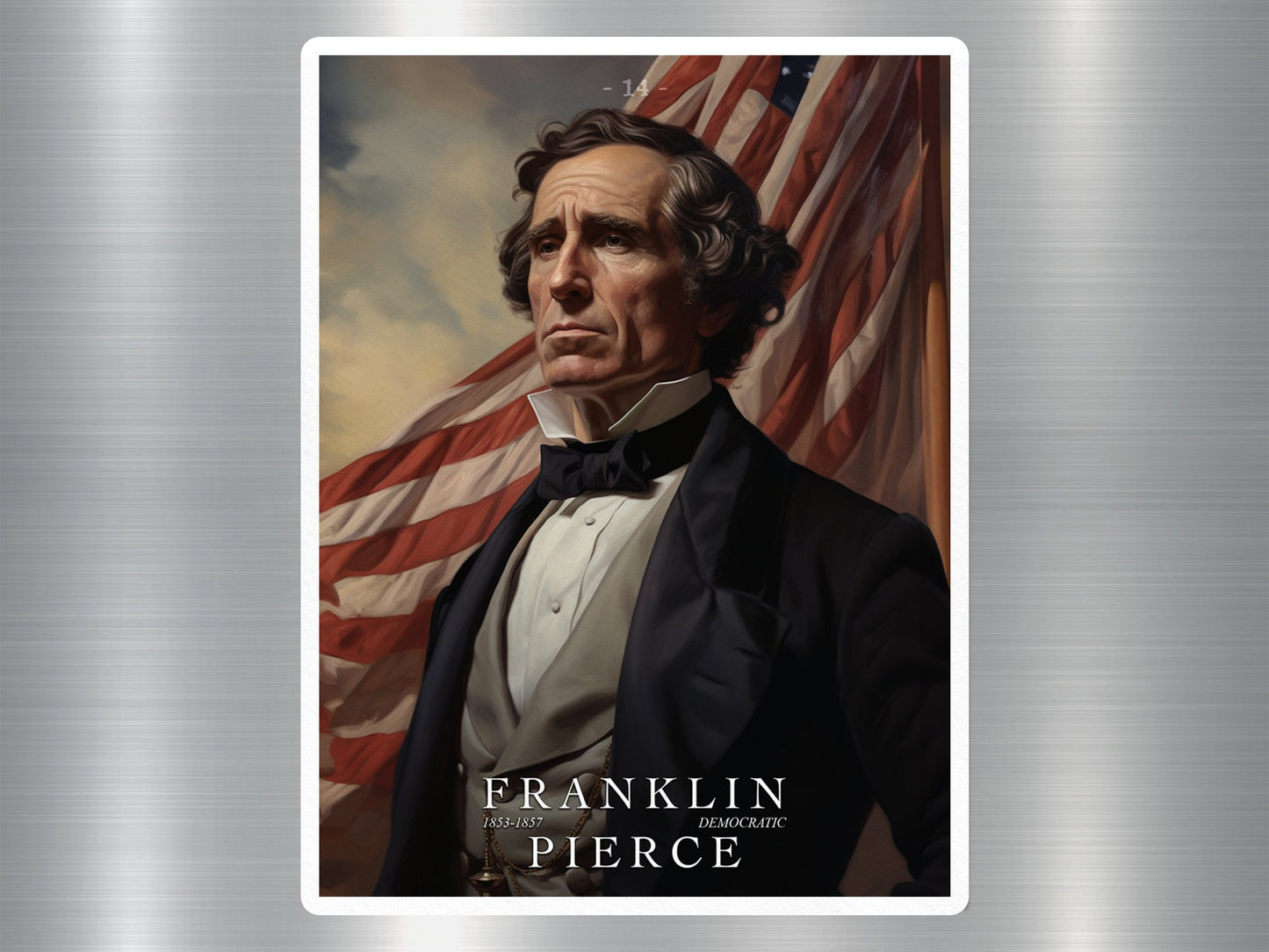 Franklin Pierce US President Sticker