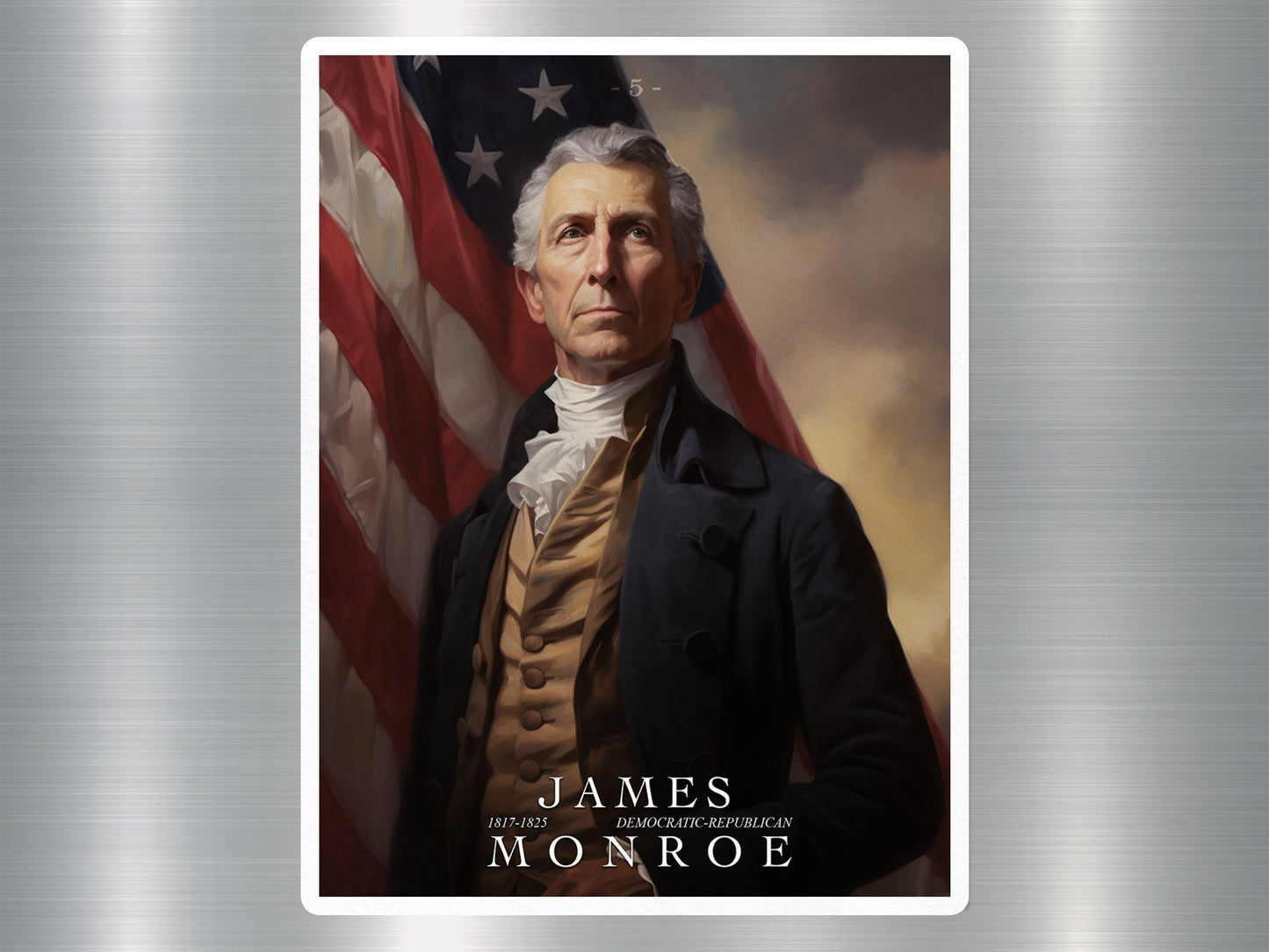 James Monroe US President Sticker