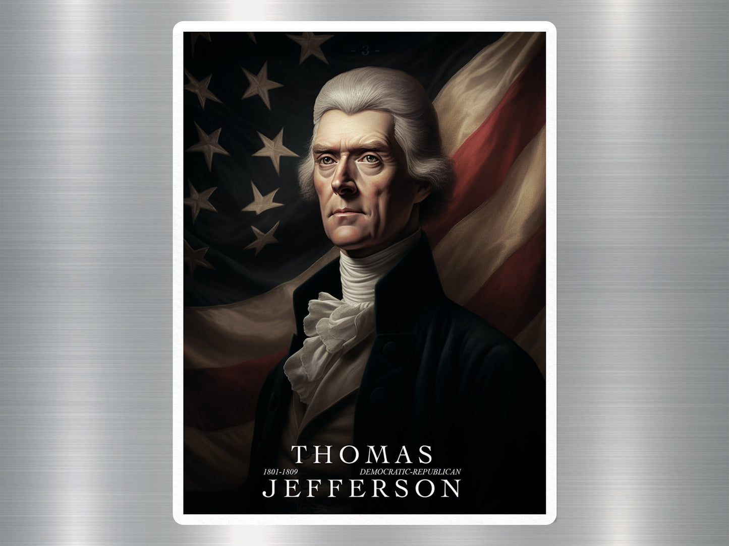 Thomas Jefferson US President Sticker