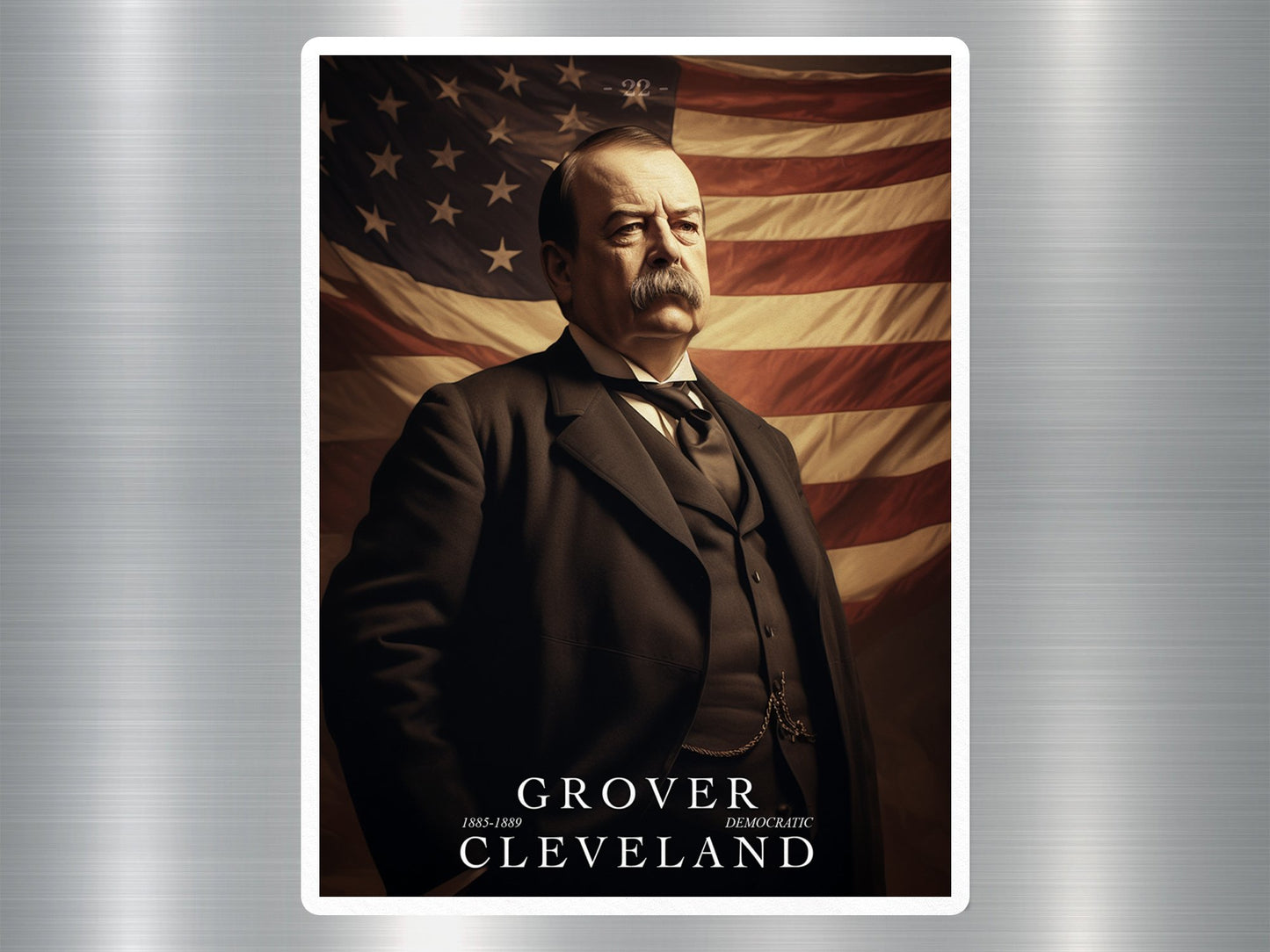 Grover Cleveland US President Sticker