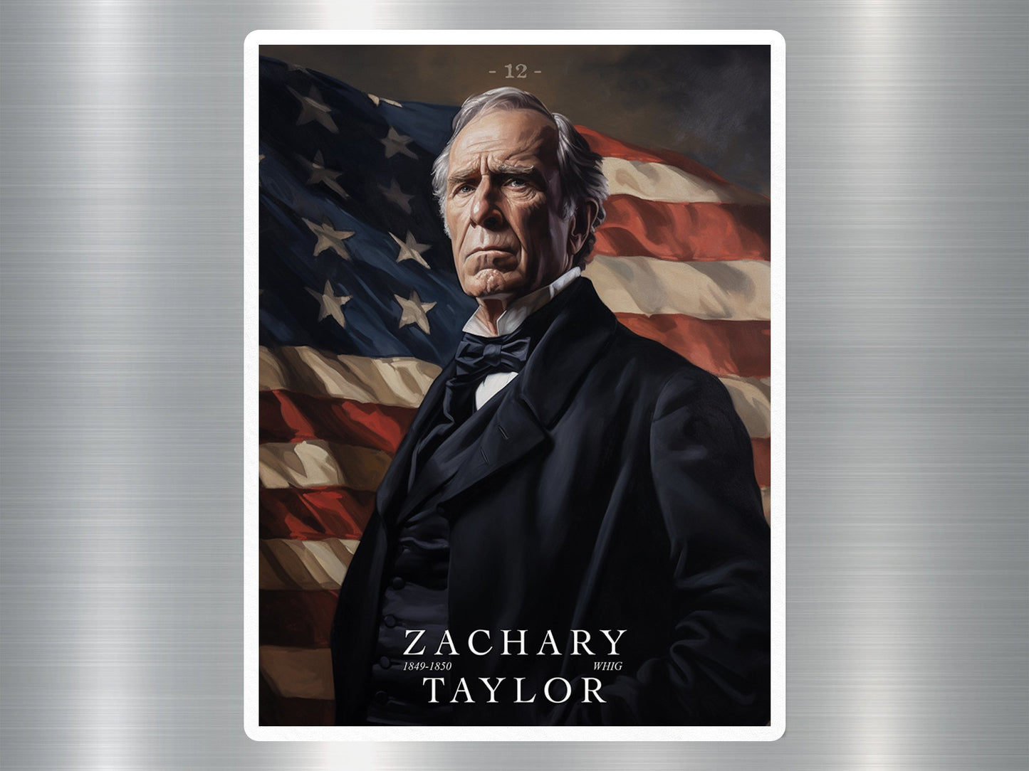 Zachary Taylor US President Sticker