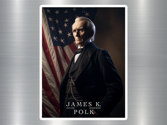 James K. Polk US President Sticker