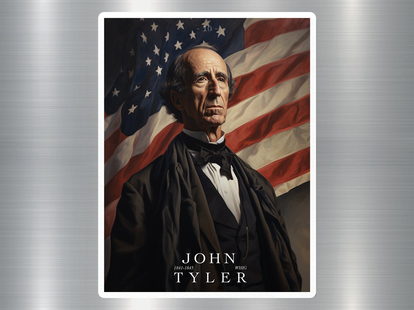 John Tyler US President Sticker