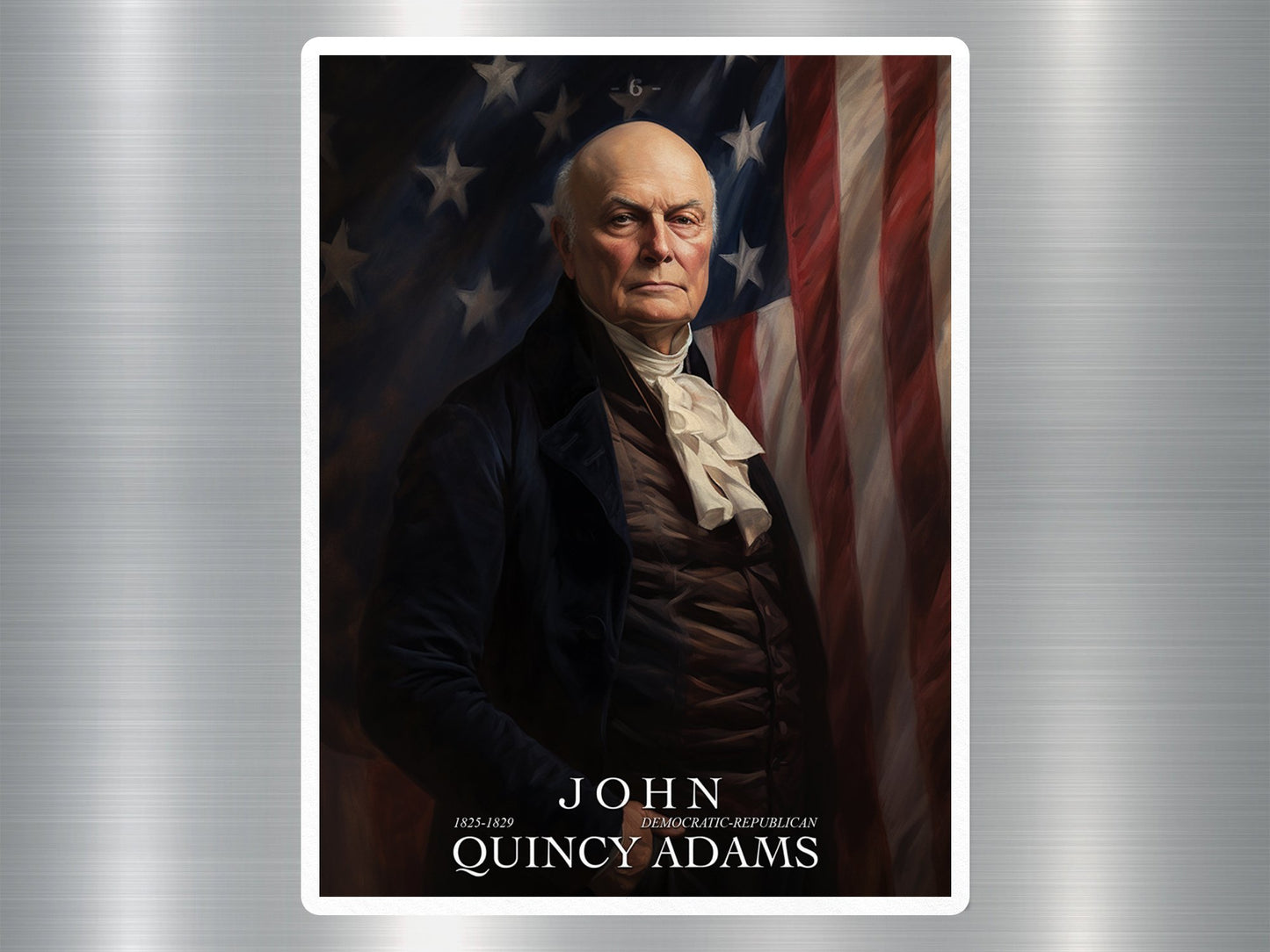 John Quincy Adams US President Sticker