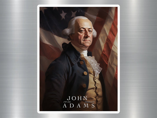 John Adams US President Sticker