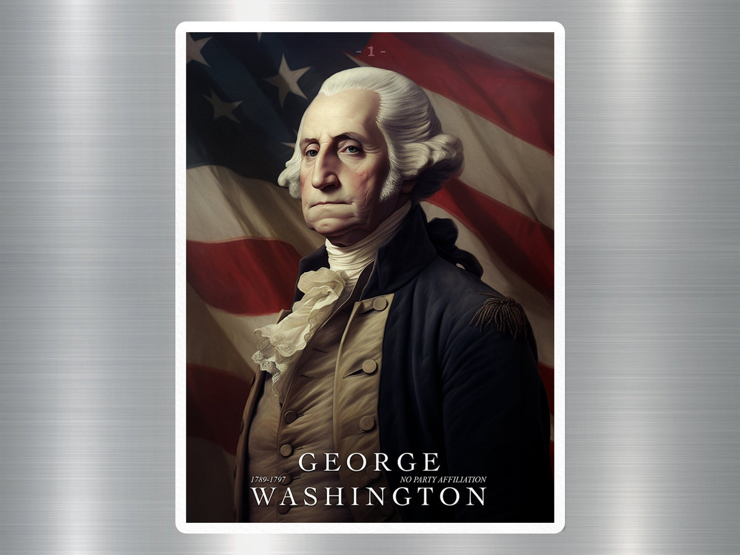 George Washington US President Sticker