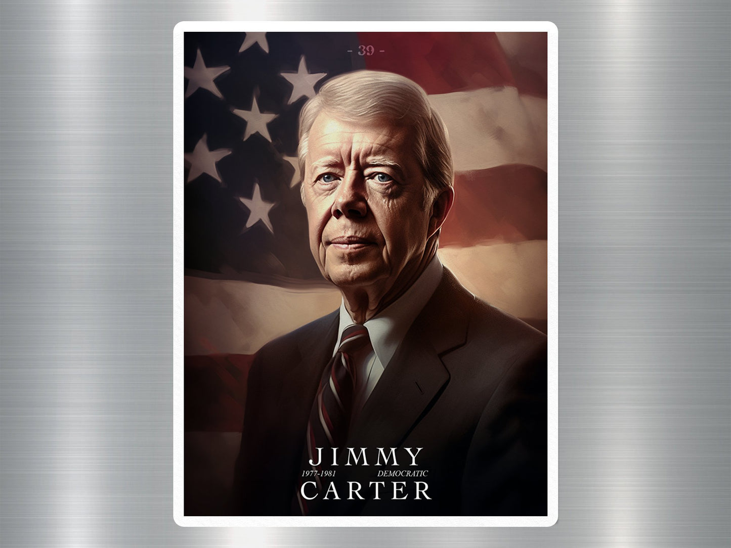 Jimmy Carter US President Sticker