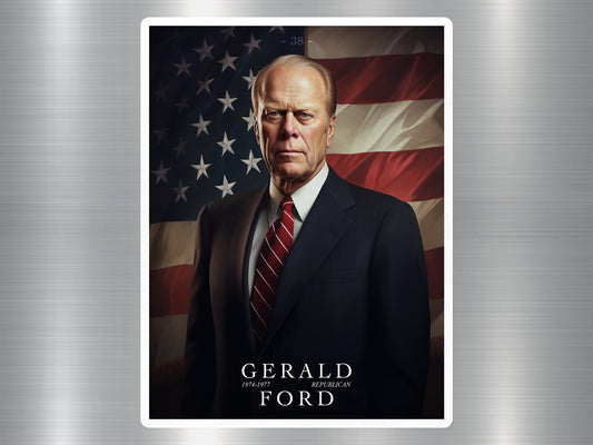 Gerald Ford US President Sticker