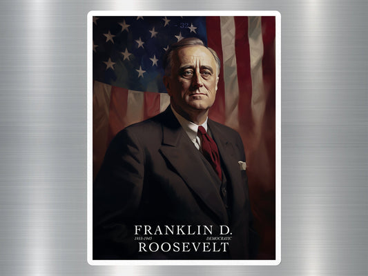 Franklin D. Roosevelt US President Sticker