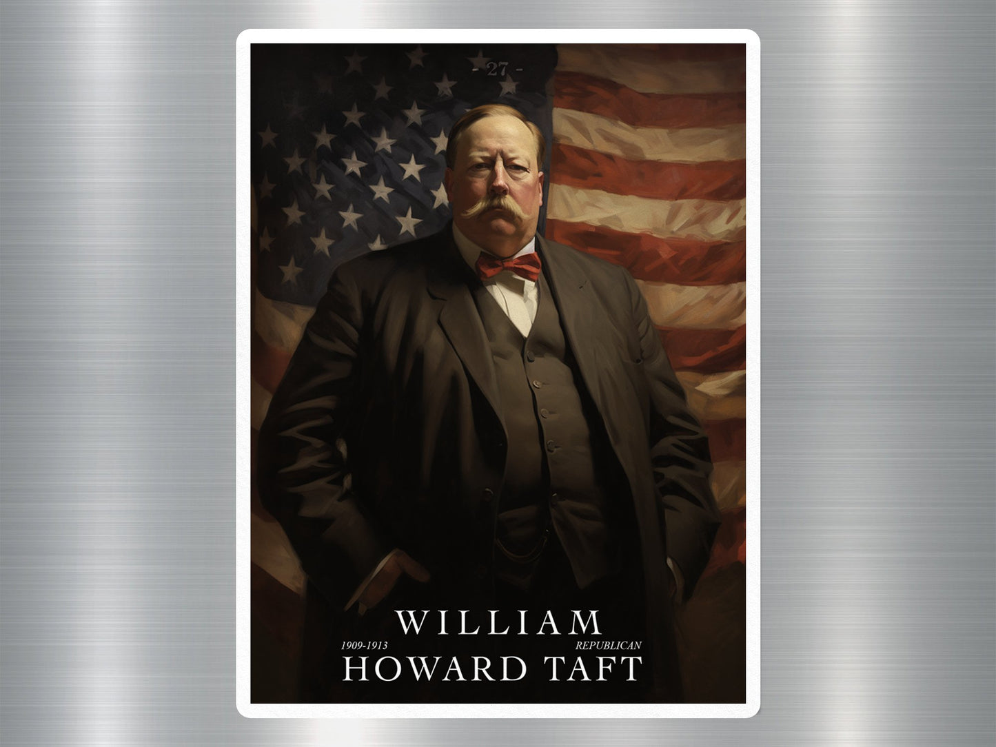 William Howard Taft US President Sticker