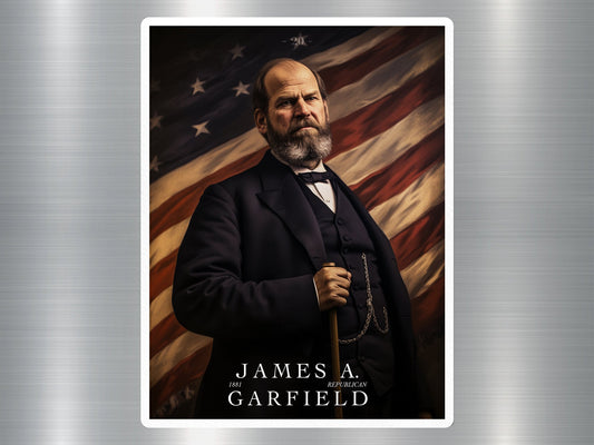 James A. Garfield US President Sticker