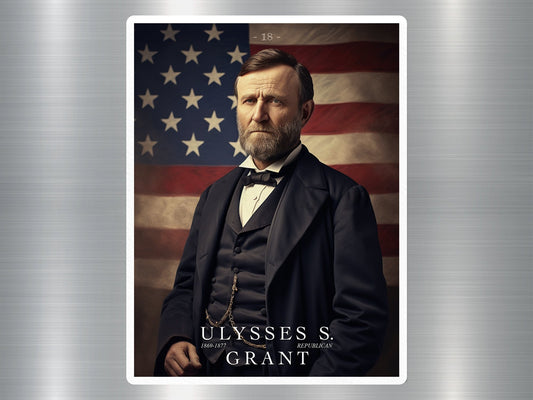 Ulysses S. Grant US President Sticker