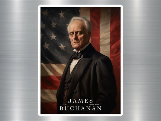 James Buchanan US President Sticker