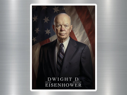 Dwight D. Eisenhower US President Sticker