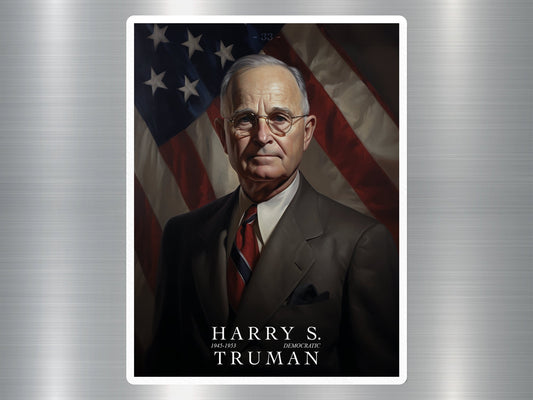 Harry S. Truman US President Sticker