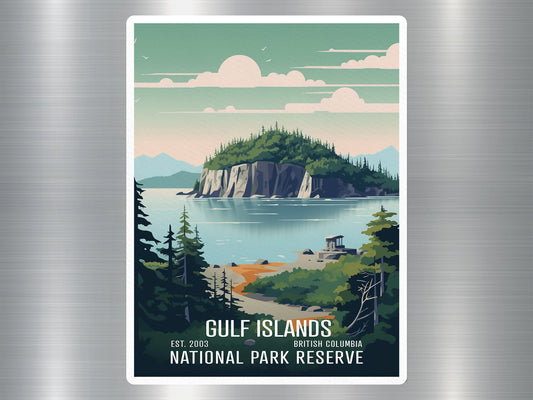 Gulf Island Canada National Park Sticker