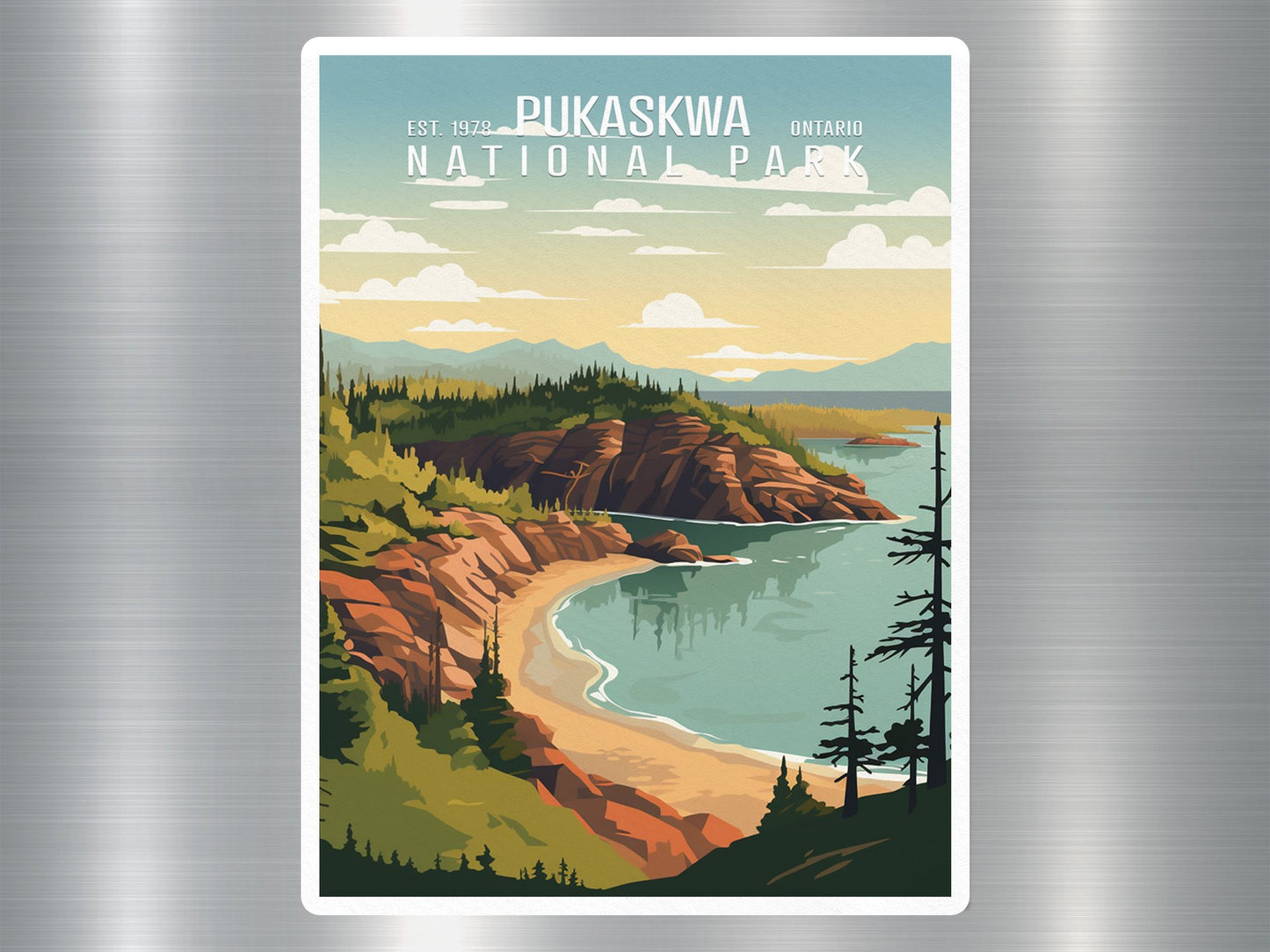 Pukaskwa Canada National Park Sticker