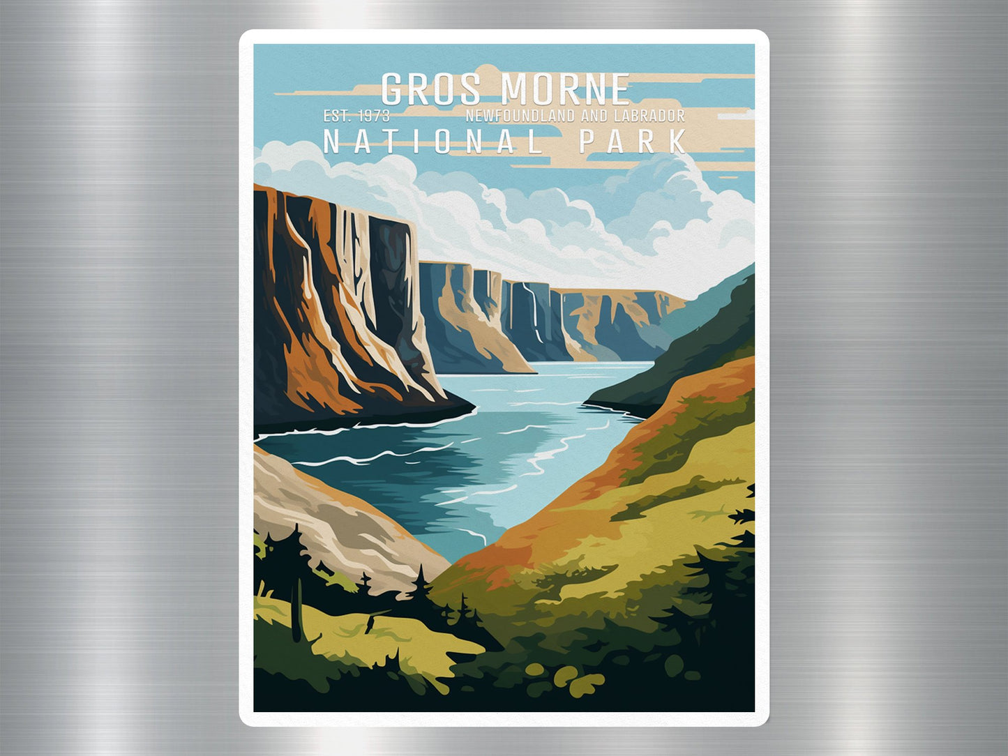 Gros Morne Canada National Park Sticker