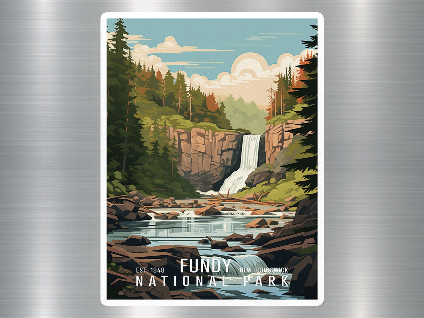 Fundy Canada National Park Sticker