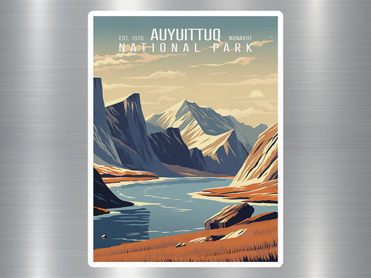 Auyuittuq Canada National Park Sticker